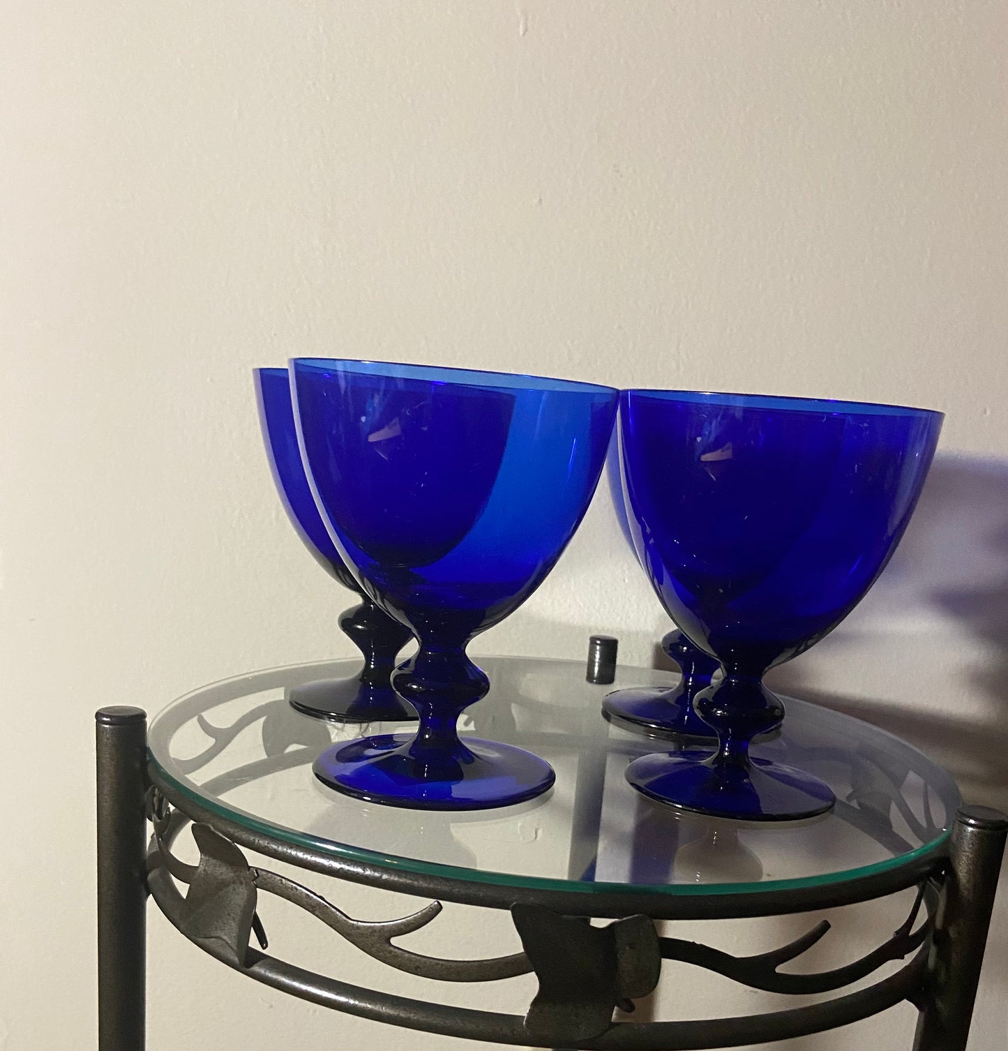 Crystal Champagne Sherbet Glasses 5 1/4''
