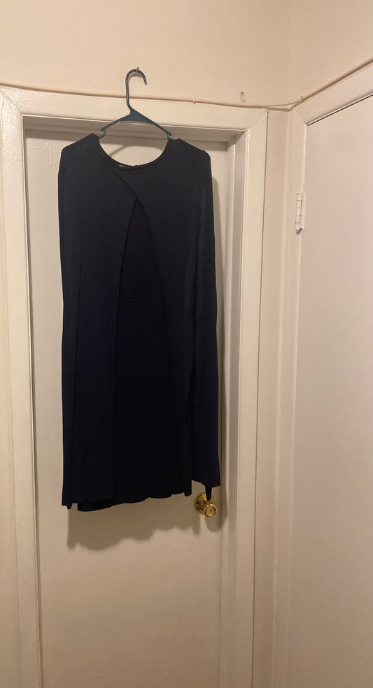 Long Opened Sleeves Dress