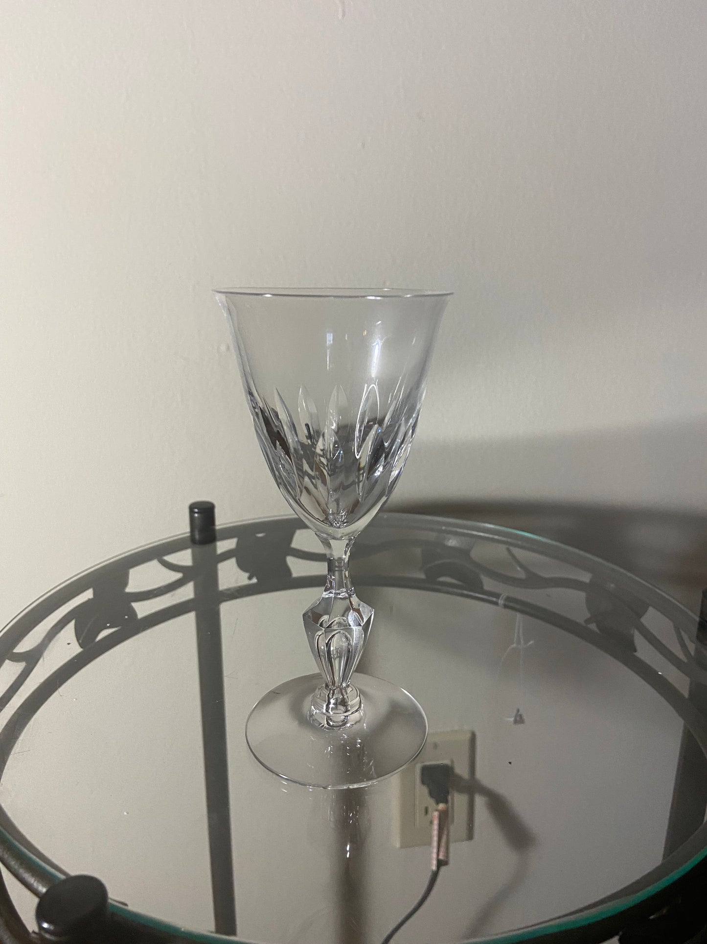 Cut Crystal Wine Glasses