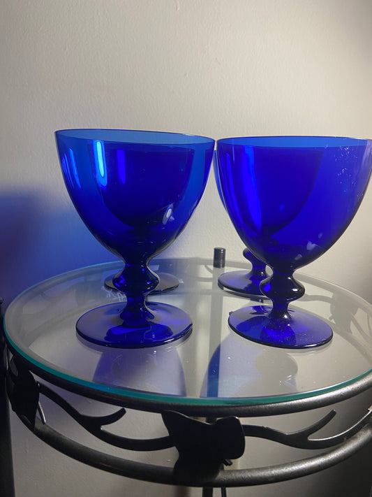 Crystal Champagne Sherbet Glasses 5 1/4''