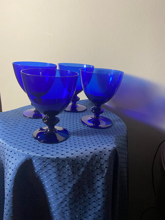Crystal Champagne Sherbet Glasses 5 1/4''