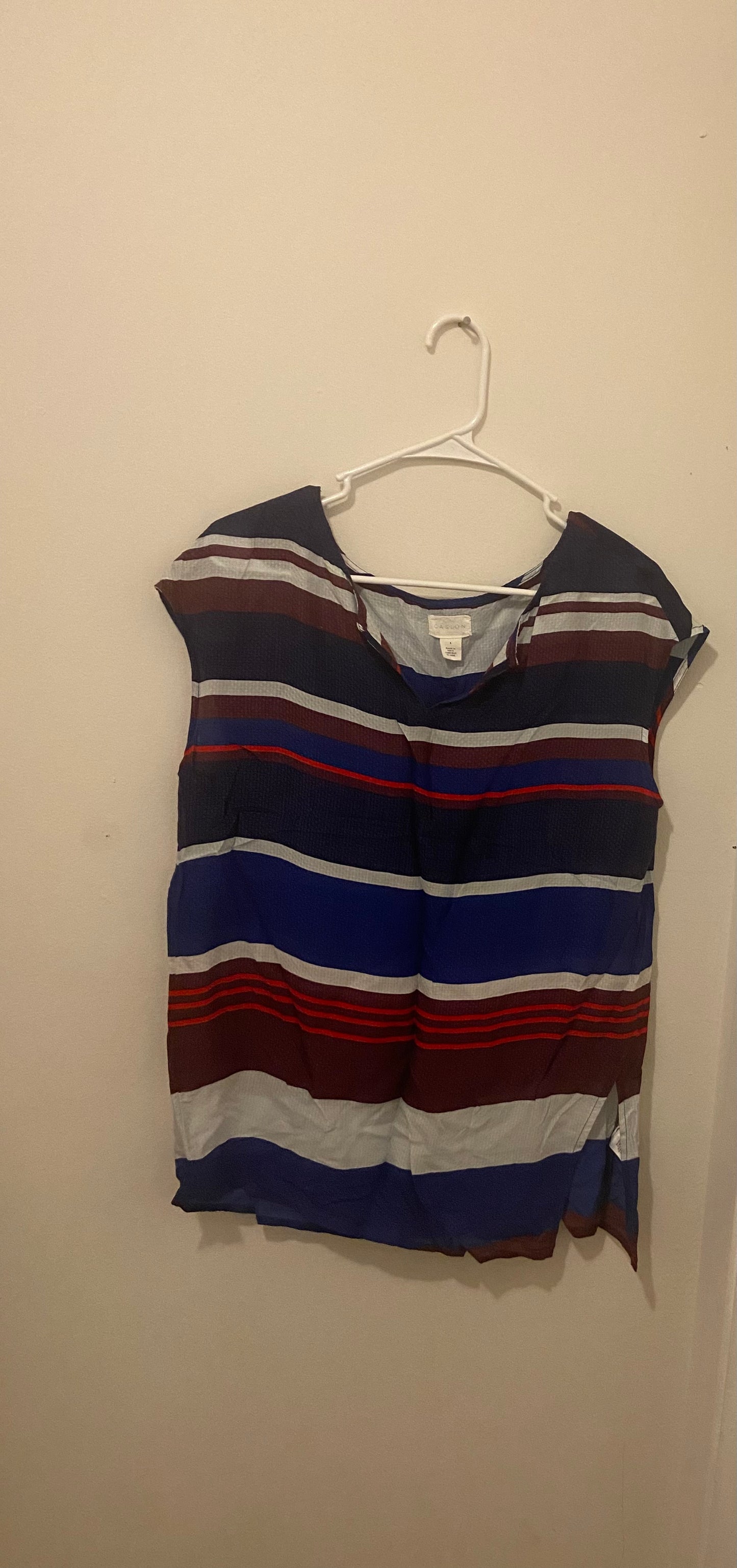 CASLON V-Neck Tunic Beach Summer